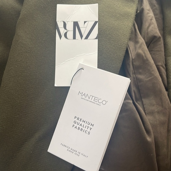 Zara Manteco Wool Scarf Coat ZW collection - Picture 13 of 16